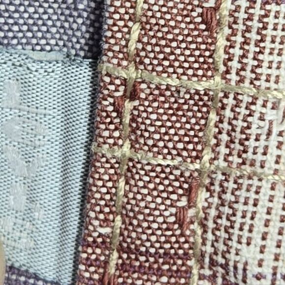 Rare Vintage LEVI’S SilverTab Elements Checkered Plaid Wax Thick Button Shirt 90 - Picture 7 of 14